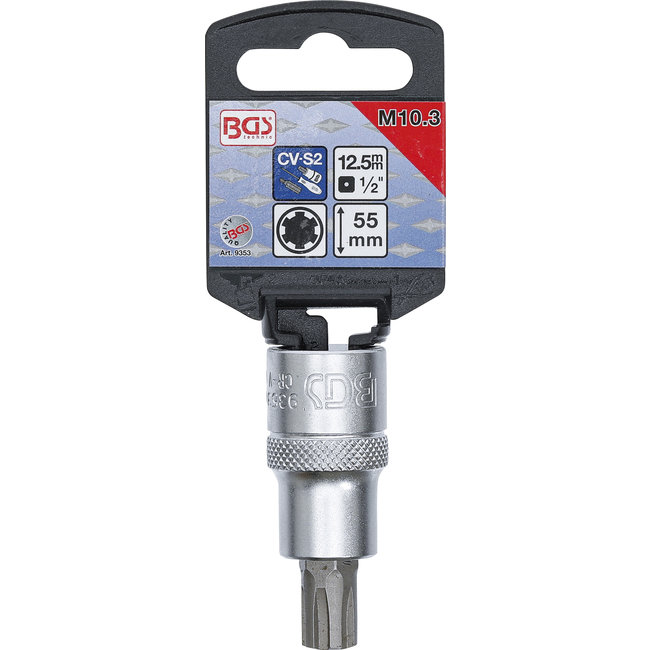 BGS Dopsleutelbit 1/2" wigprofiel (voor RIBE) M10,3
