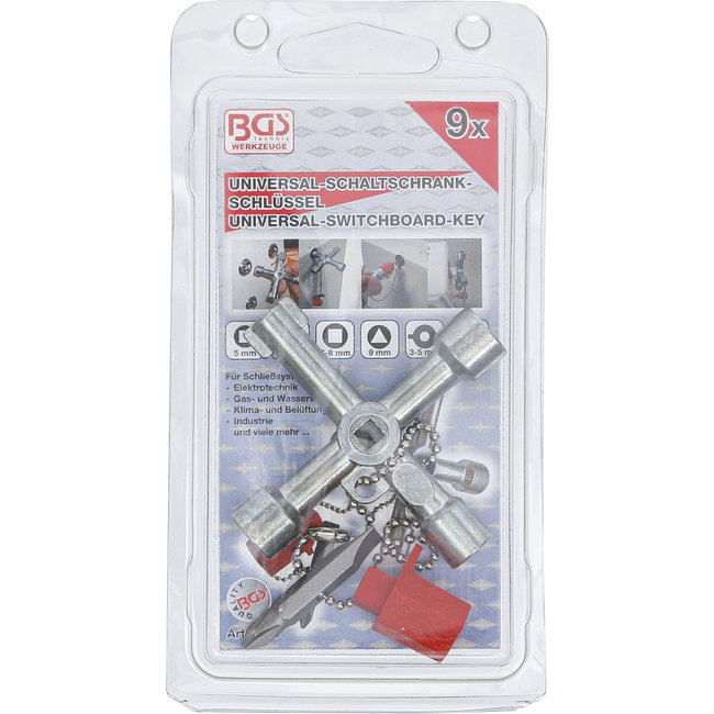 BGS Universele schakelkastsleutel