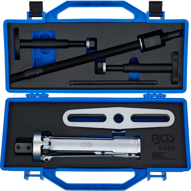 BGS Cilinderbus trekkerset met tegensteun 60 - 160 mm 6 delig