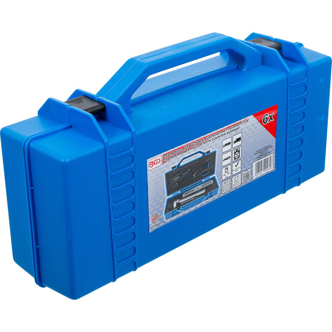 BGS Cilinderbus trekkerset met tegensteun 60 - 160 mm 6 delig