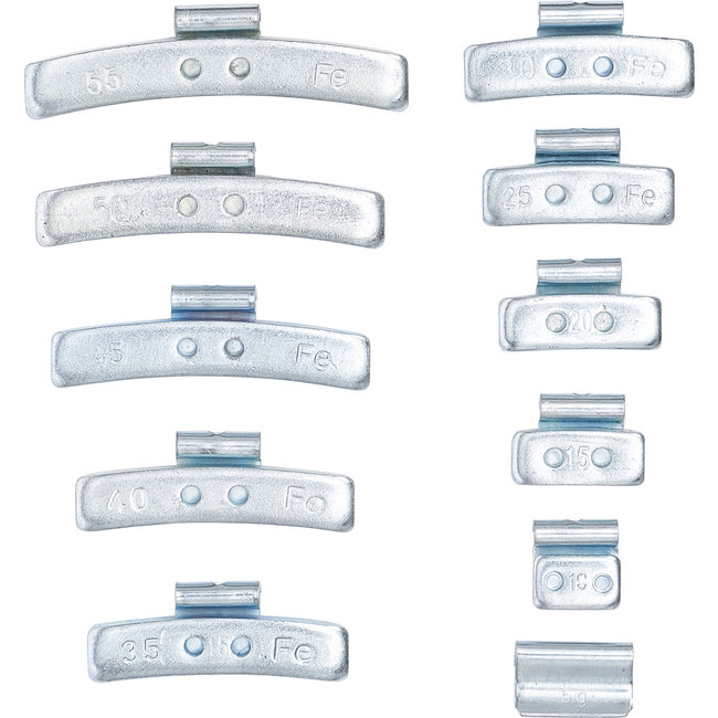 BGS Assortiment balanceergewichten 36 delig