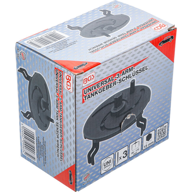 BGS Universele tanksensorsleutel 3 armen 89 - 170 mm