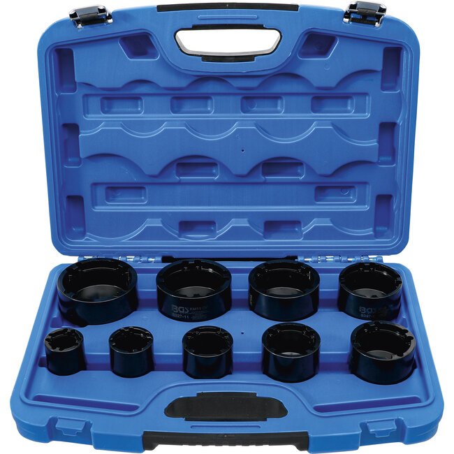 BGS Kroonmoersleutelset binnen KM4 - KM12 9 delig