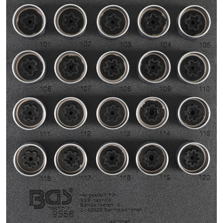 BGS technic Velgenslot demontageset voor Opel (type A) 20 delig