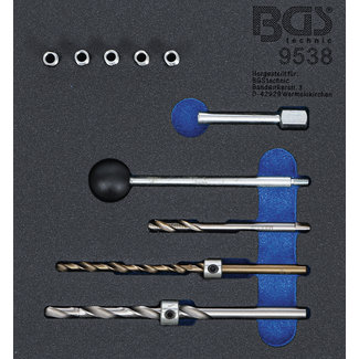 BGS technic Schroefdraad reparatieset voor injectorschroeven 10 delig