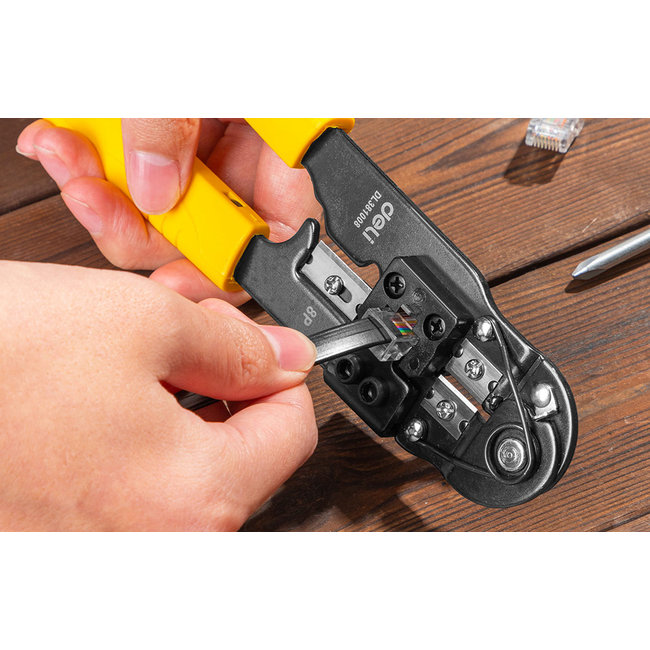 Deli Tools Ethernet krimptang 205 mm EDL381008