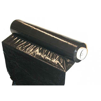 BGS Do it yourself Stretchfolie zwart 500 mm x 300 m, 23 µm