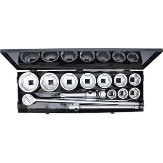 BGS Do it yourself Dopsleutelset 1" 36 - 80 mm 15 delig