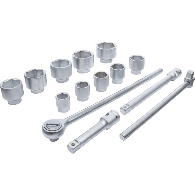 BGS Dopsleutelset 1" 36 - 80 mm 15 delig