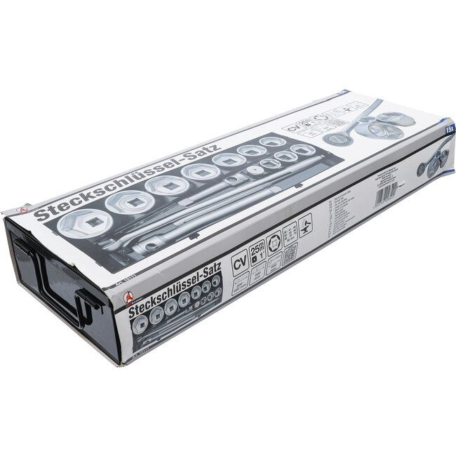 BGS Dopsleutelset 1" 36 - 80 mm 15 delig