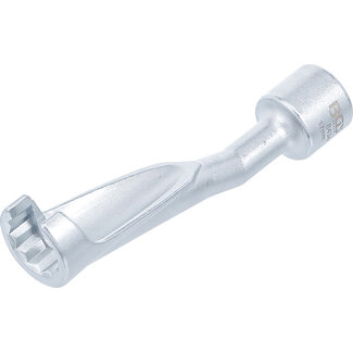 BGS technic Speciale sleutel voor injectieleidingen voor BMW, Opel 2.5TD, Mercedes-Benz 12,5 mm (1/2") 17 mm
