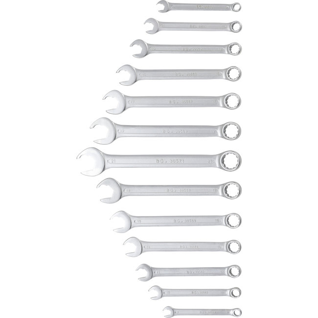 BGS Steekringsleutelset bekzijde met ratelfunctie 8 - 21 mm 13 delig