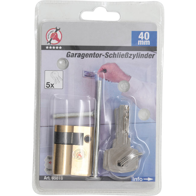 BGS Garagedeur profielcilinder 40 mm