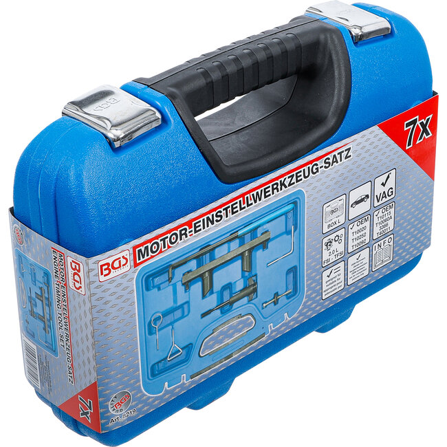 BGS Motorafstelset voor VAG 7 delig