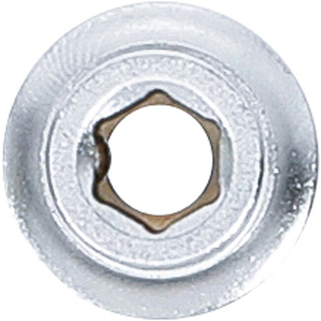 BGS Bitadapter met blokkeerkogel binnenvierkant 3/8" binnenzeskant 1/4"