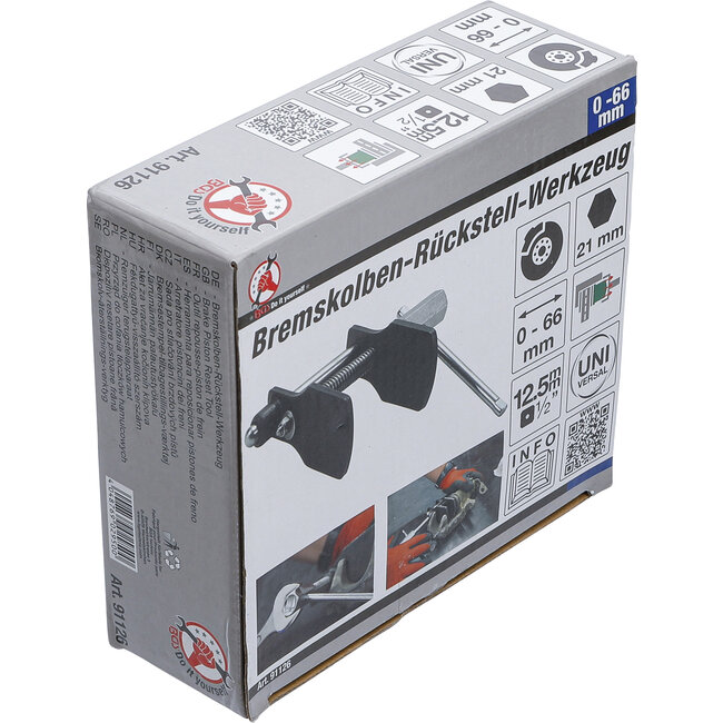 BGS Remzuiger terugstelapparaat universeel 0 - 66 mm