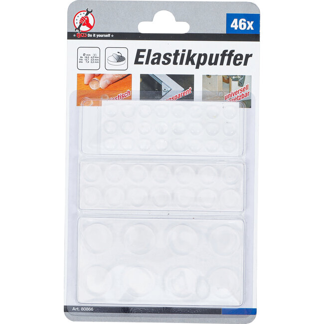 BGS Elastische bufferset transparant 46 delig