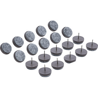 BGS Do it yourself Viltglijderset nagels Ø 24 mm 20 delig