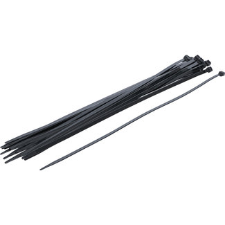 BGS Do it yourself Kabelbinder assortiment zwart 7,6 x 500 mm 20 delig