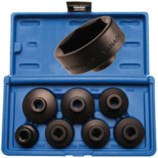 BGS technic Oliefiltersleutelset Ø 24 - 38 mm 7 delig