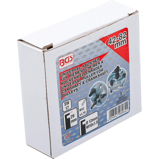 BGS Nokkenaswiel- en riemschijftrekker 42 - 82 mm