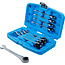BGS Ratelring-steeksleutelset open 8 - 17 mm 9 delig