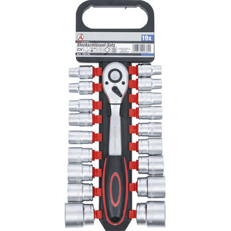 BGS Do it yourself Dopsleutelset 1/2" 8 - 32 mm 19 delig