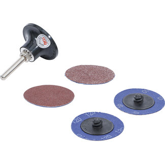 BGS technic Schuurschijf/steunschijf set voor boormachine Ø 50 mm