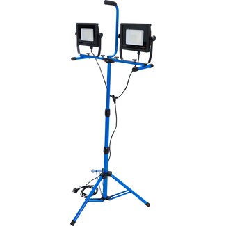 BGS technic Duo-SMD-LED-werkspotlamp met statief 2 x 70 Watt