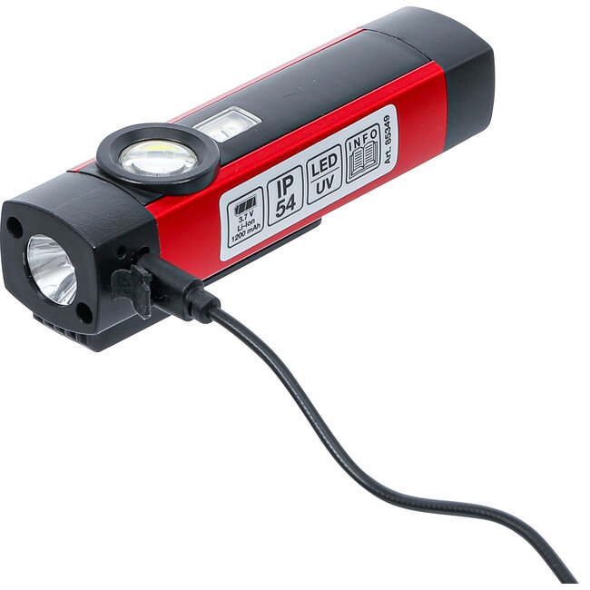 BGS Aluminium COB-LED / UV-handlamp 1 Watt