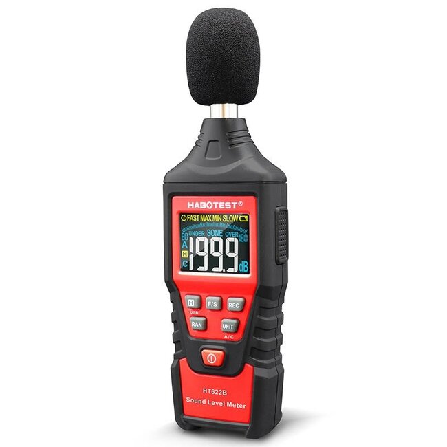 Habotest Digitale decibelmeter HT622B USB A/C