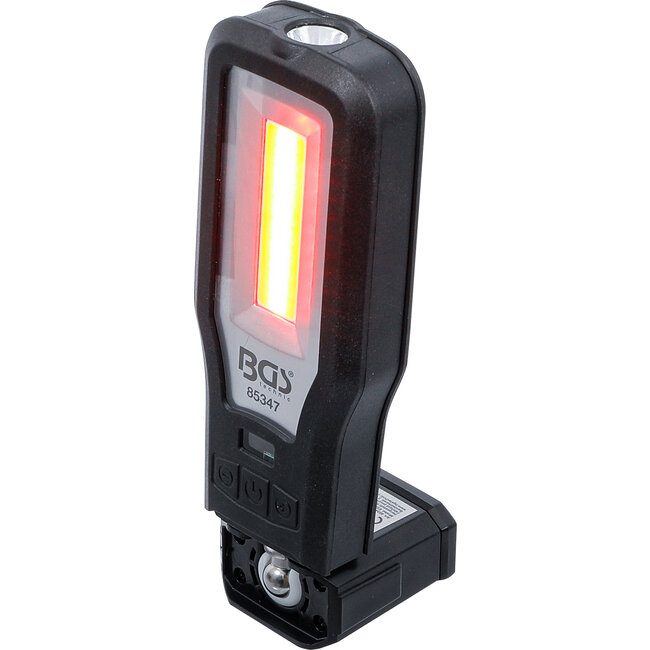 BGS COB-LED werklamp uitklapbaar met oplaadstation