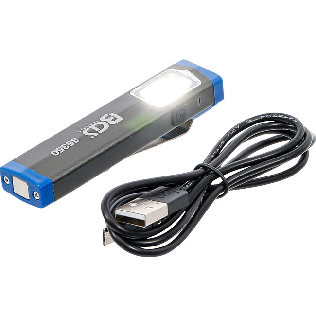 BGS Mini COB-LED-looplamp van aluminium