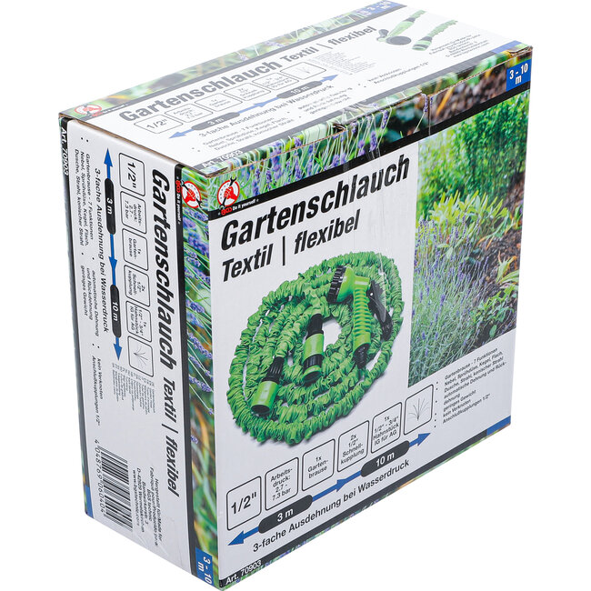 BGS Tuinslang textiel flexibel 3 - 10 meter