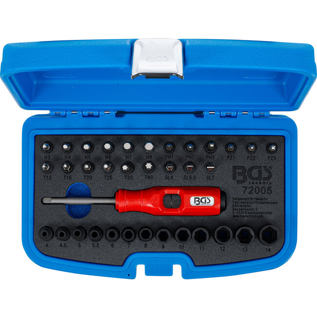 BGS Slagschroevendraaierset 1/4"  36 delig