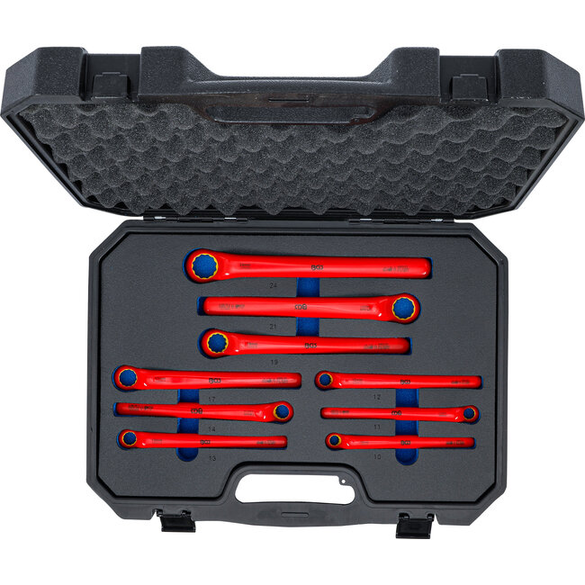 BGS VDE-ringsleutel-set diep gebogen 10 - 24 mm 9 delig