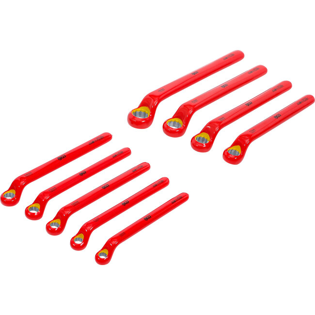 BGS VDE-ringsleutel-set diep gebogen 10 - 24 mm 9 delig