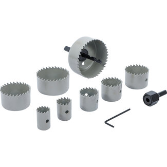 BGS Do it yourself Gatzaagset Ø 19 - 64 mm diepte 24 mm 11 delig
