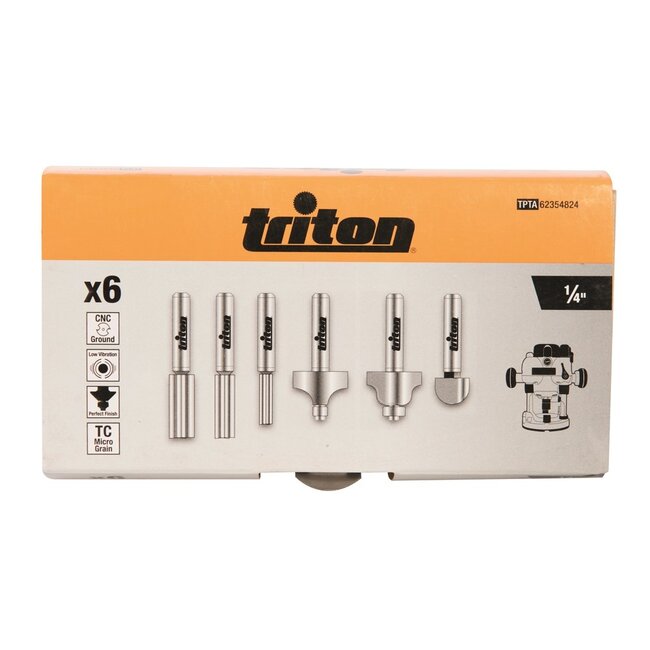 Triton 6-delige 1/4" freeskit