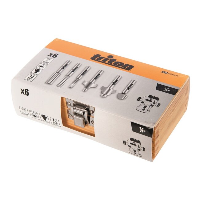 Triton 6-delige 1/4" freeskit