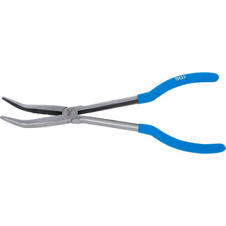 BGS technic Telefoontang extra lang 45° gebogen 280 mm