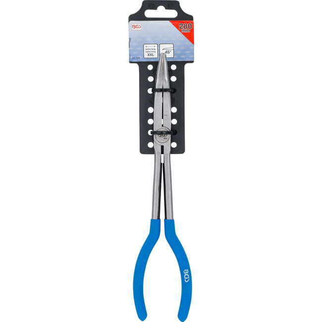 BGS Telefoontang extra lang 45° gebogen 280 mm