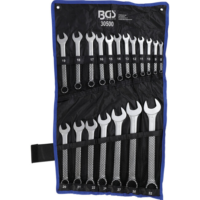 BGS Steekringsleutelset 8 - 32 mm 19 delig