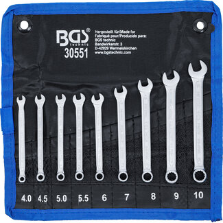 BGS technic Steekringsleutelset 4 - 10 mm 9 delig