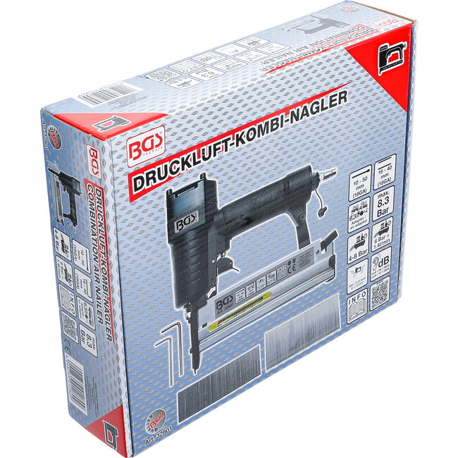 BGS Lucht combi-tacker 50 mm
