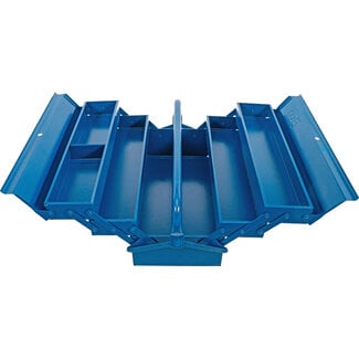 BGS technic Metalen gereedschapskist leeg 420 x 200 x 200 mm 5 vakken
