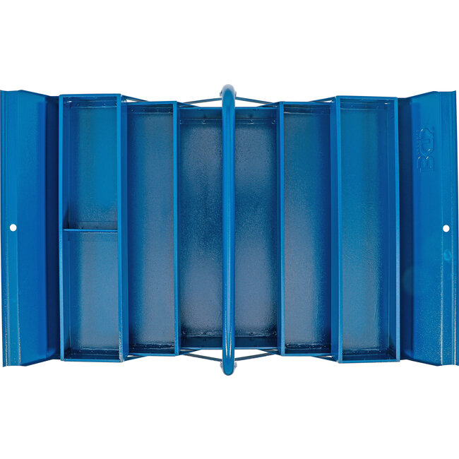 BGS Metalen gereedschapskist leeg 420 x 200 x 200 mm 5 vakken