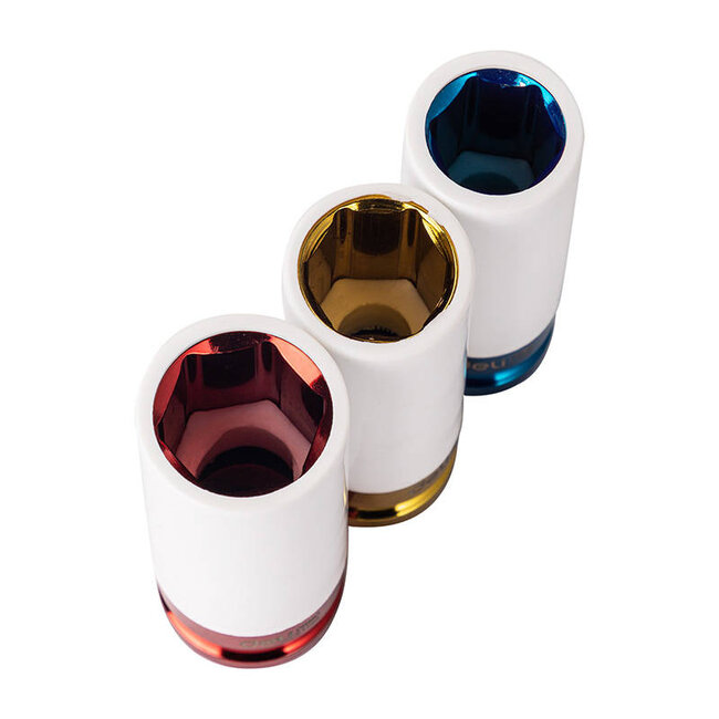 Deli Tools Dopsleutelset  EDL2003Q, 17-21mm