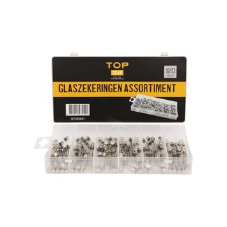 Topgear Glaszekeringen assortiment 120 delig