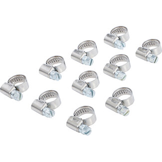 BGS technic Slangklem roestvrij 8 x 12 mm 10 delig